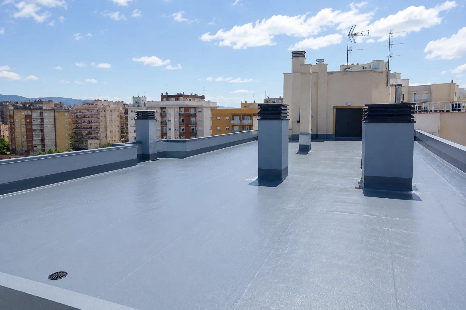 Impermeabilización cubierta terraza comunitaria Málaga