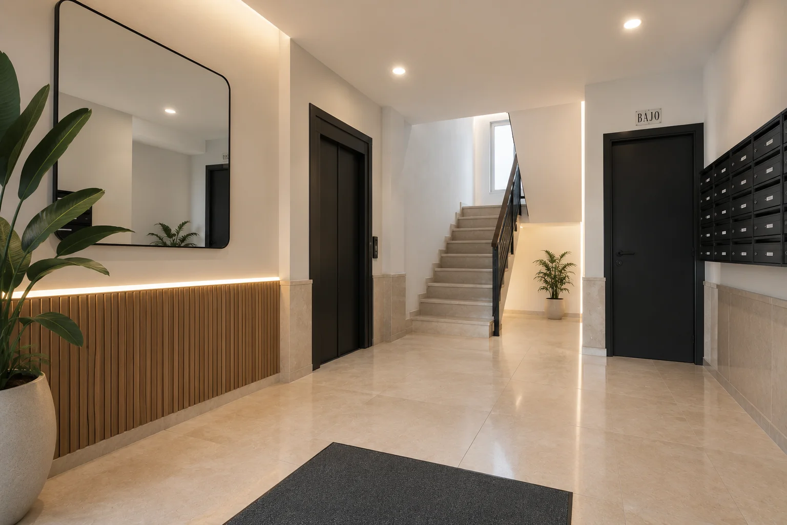 Reforma portal comunidad de vecinos Málaga